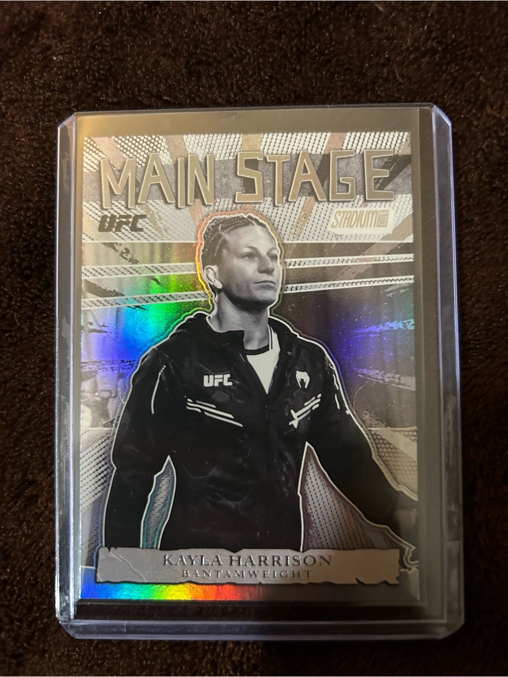Topps Main Stage Holographic Trading Card - Silver/Black